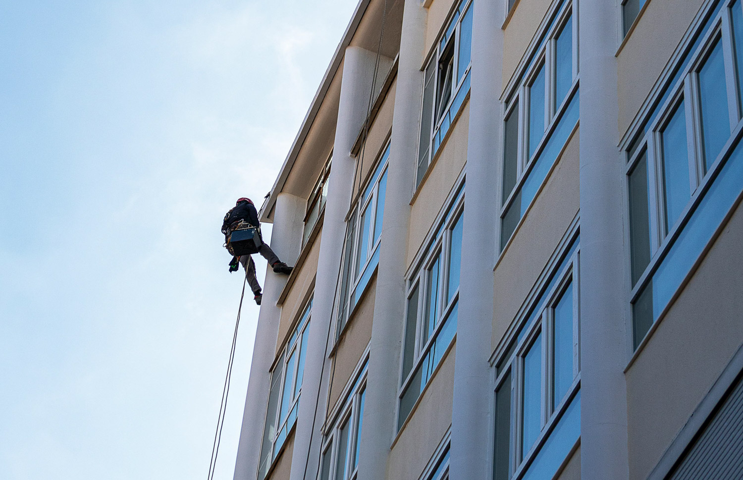 Sernet Fin de chantier Nettoyage sur corde